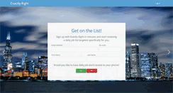 Desktop Screenshot of exactlyright.com